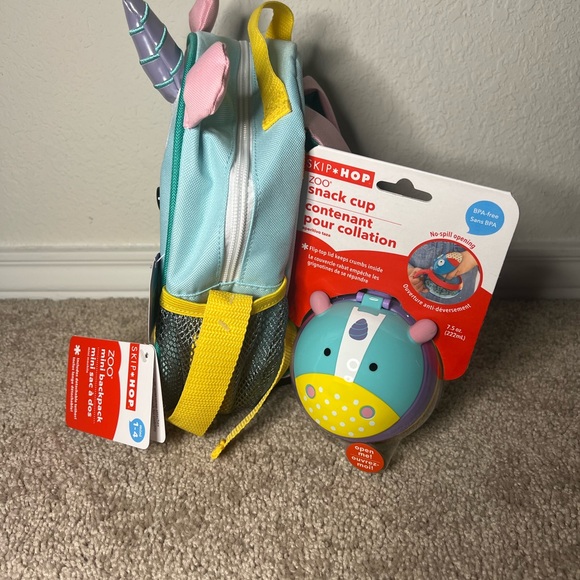 New SkipHop Eureka backpacks Snack cup and insulated food jar bundle - Picture 16 of 16